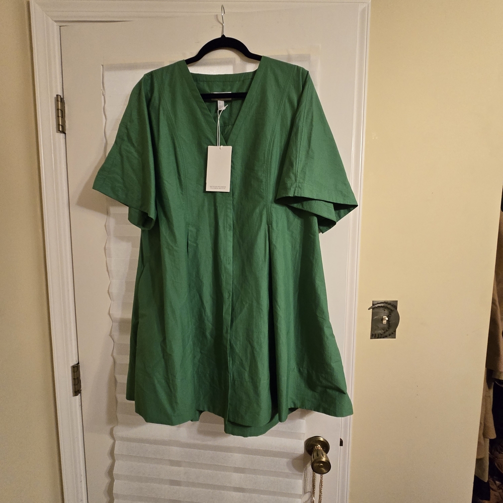 COS Green Women's Top